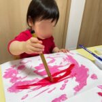 絵の具でお絵描き