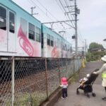 お姉さん電車みたよ〜
